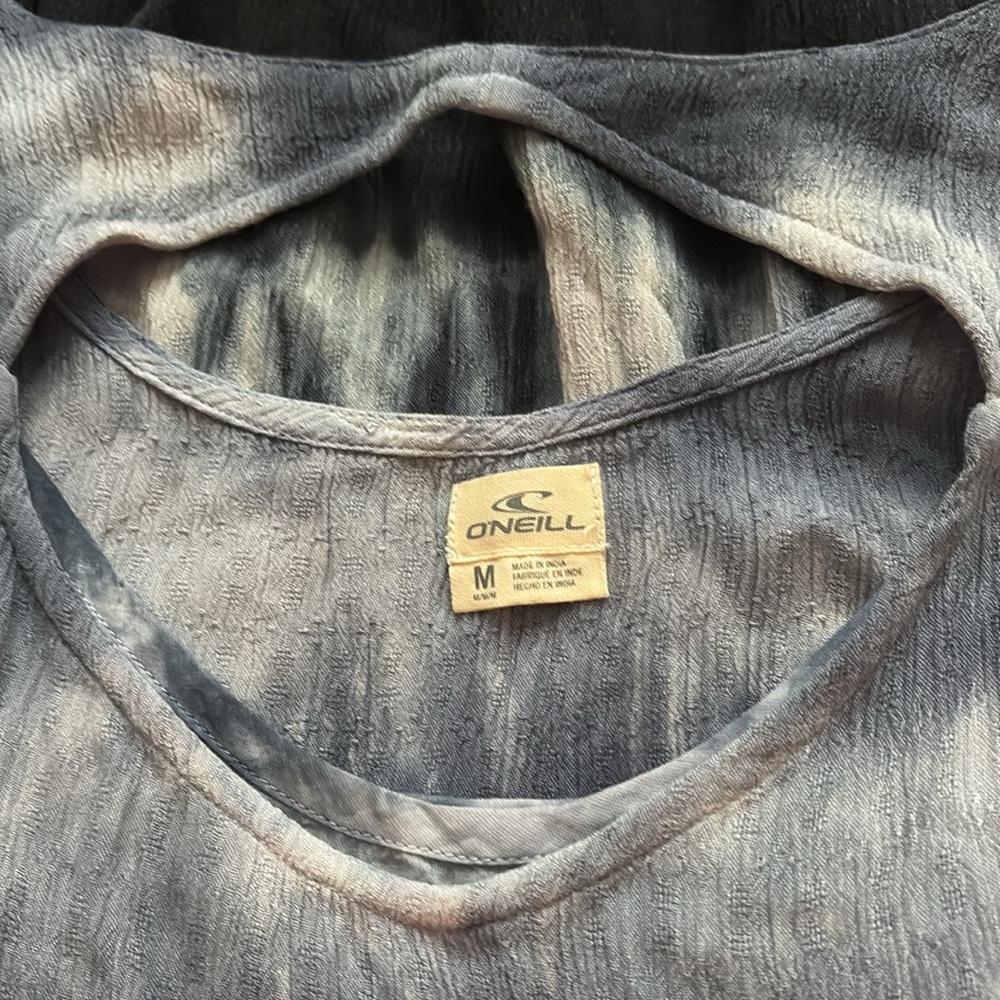 O'Neill Blue Ombré Textured Sleeveless Dress - Picture 4 of 6